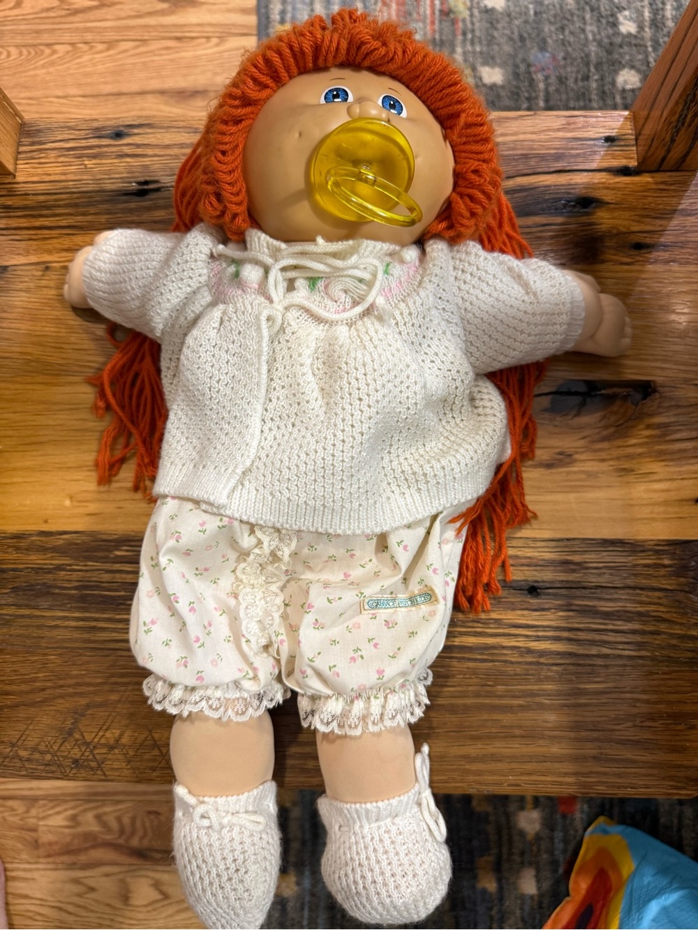 Cabbage Patch Kids Vintage 1984 16in Baby Doll Xavier Roberts Signed Pacifier - Picture 2 of 9